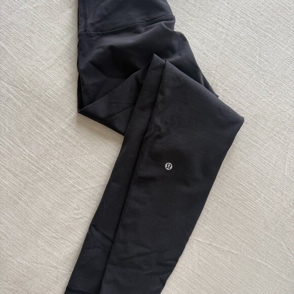 Lululemon Wundertrain Black Leggings Size 8 - Picture 1 of 1